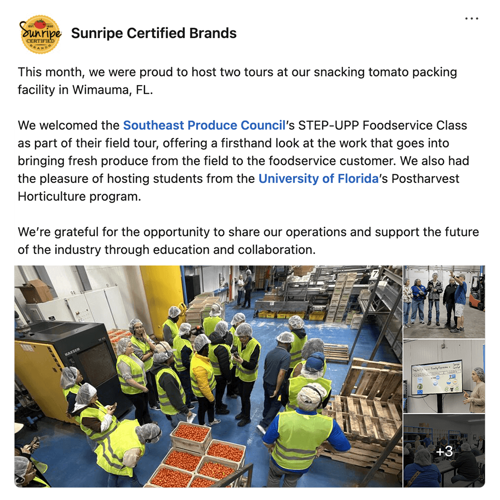 Get social with Sunripe Certified Brands | April 6, 2026 6:00 AM