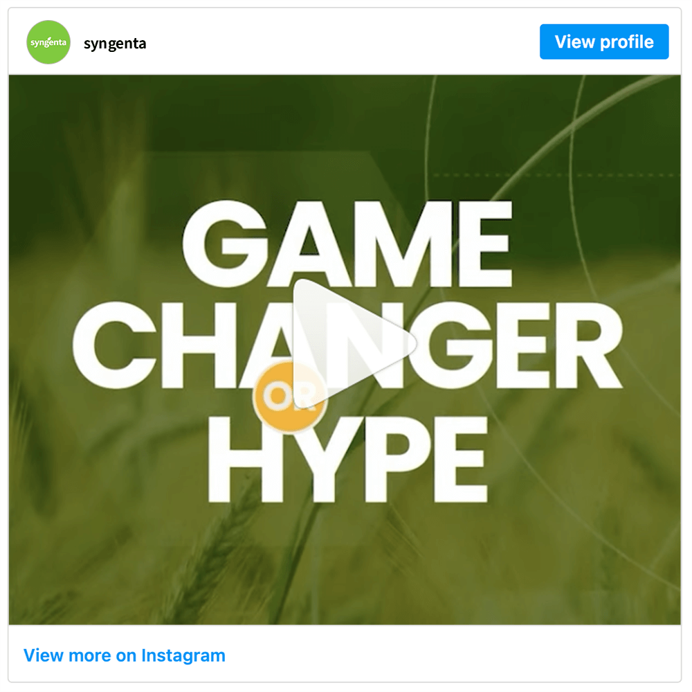 Get social with Syngenta Group | April 22, 2025 5:00 AM