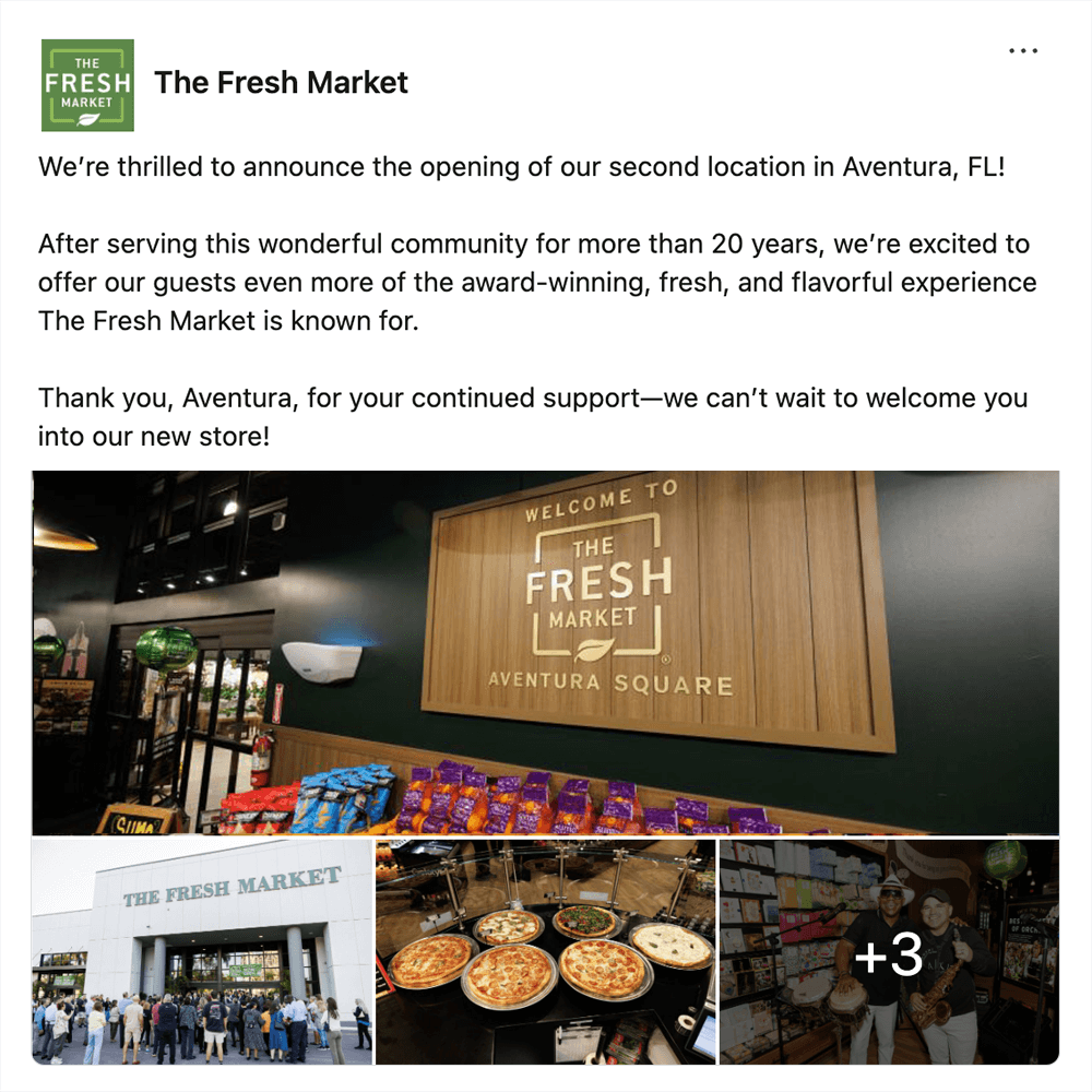 Get social with The Fresh Market | February 24, 2026 5:00 AM