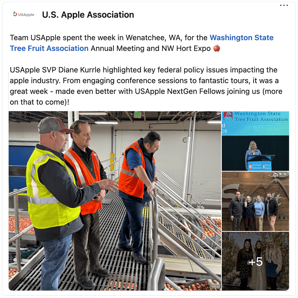 Get social with U.S. Apple Association | December 23, 2025 5:00 AM