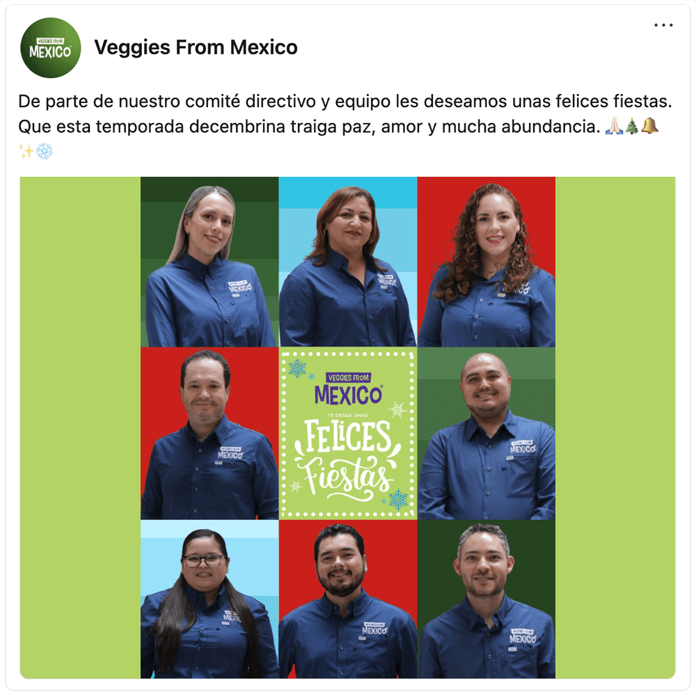 Get social with Veggies From Mexico | December 22, 2025 5:00 AM