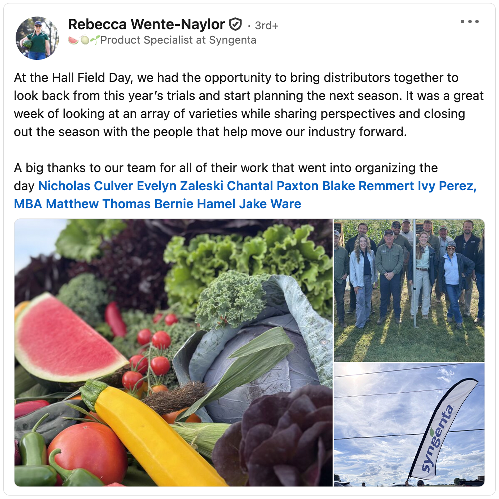 Get social with Syngenta Group | September 11, 2026 10:30 AM