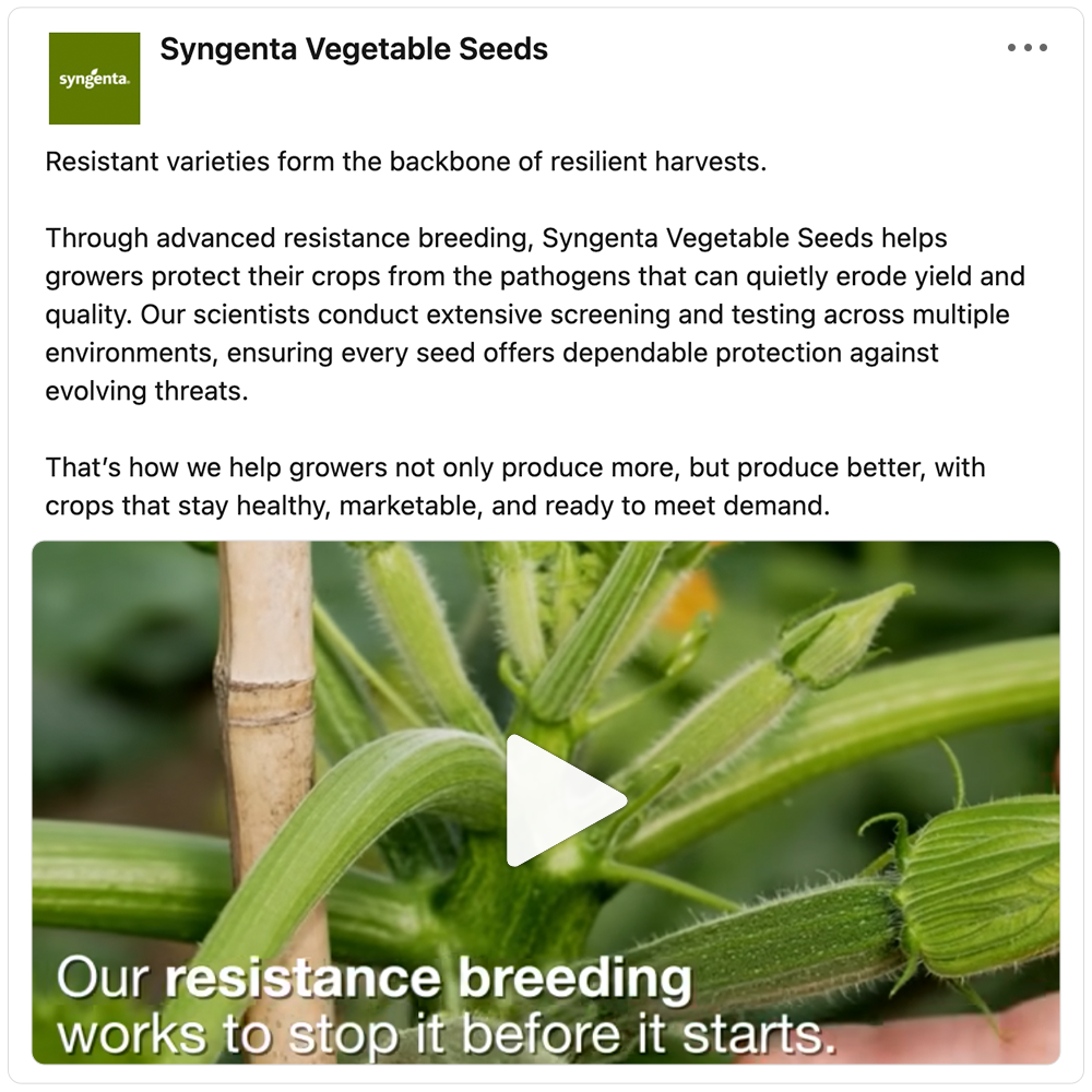 Get social with  Syngenta Group | December 4, 2025 5:00 AM