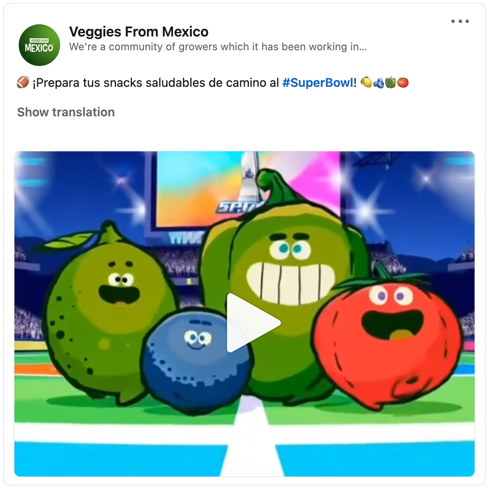 Get social with Veggies From Mexico | February 10, 2026 10:30 AM