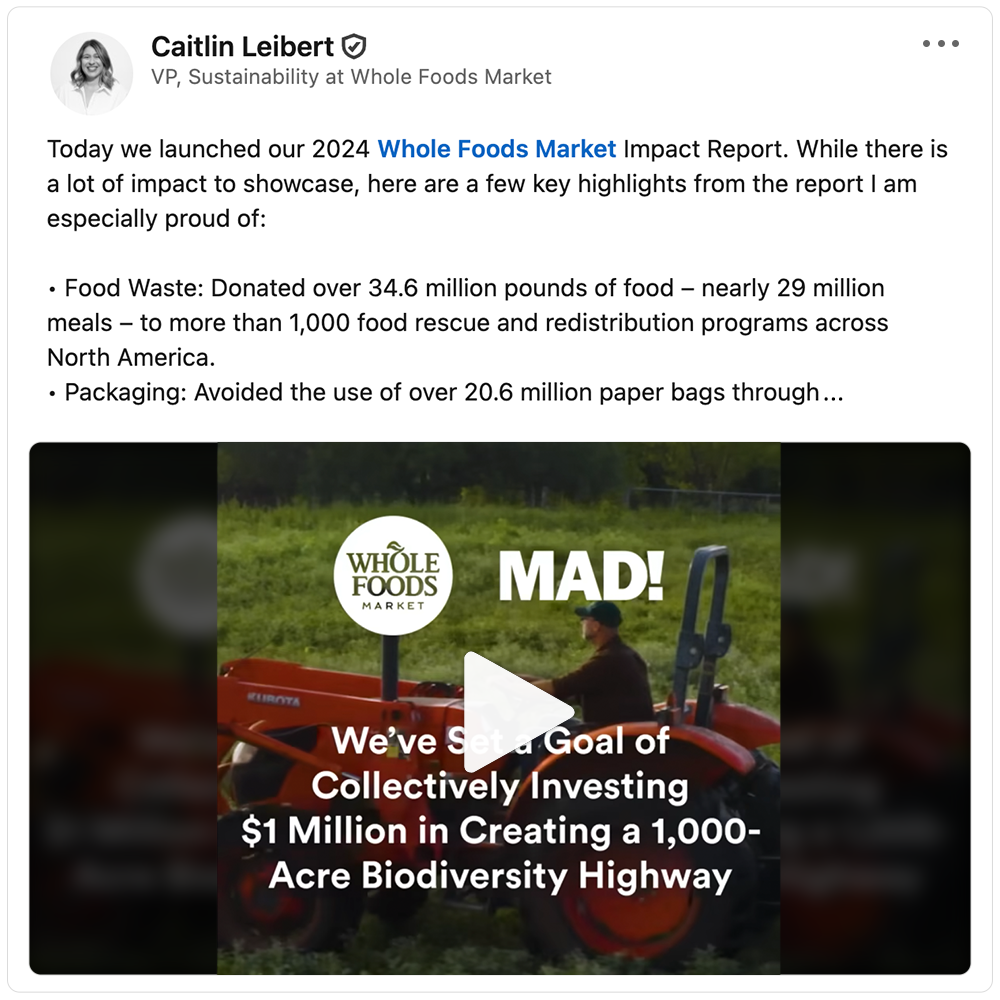 Get social with  Whole Foods Market | August 14, 2025 10:30 AM