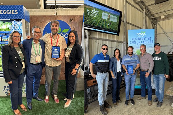 Braga Fresh, home of Josie’s Organics, recognized partners Whole Foods Market and Four Seasons Produce for their support of the company’s regenerative organic farming trials