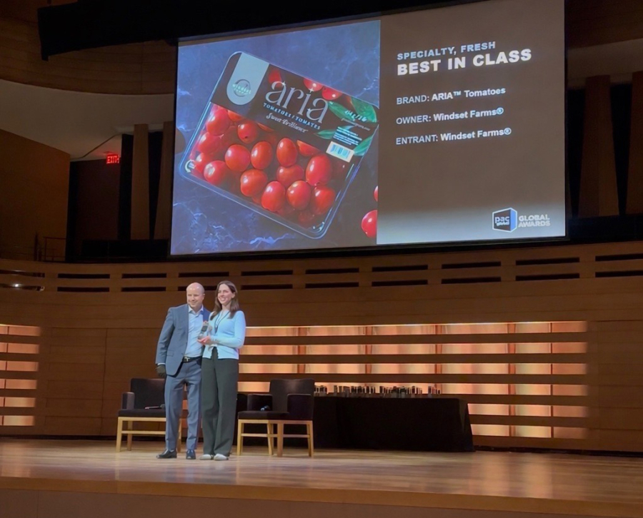 ARIA™ Tomatoes - Sweet Brilliance has been recognized with two prestigious honors at the PAC Global Awards, a program celebrating the world’s top designers, innovators, and changemakers in packaging and beyond