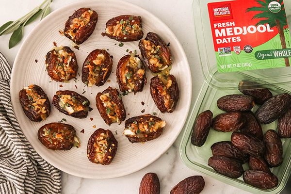 Eye-catching holiday displays draw shoppers in and remind them that dates are perfect for entertaining, snacking, and baking
