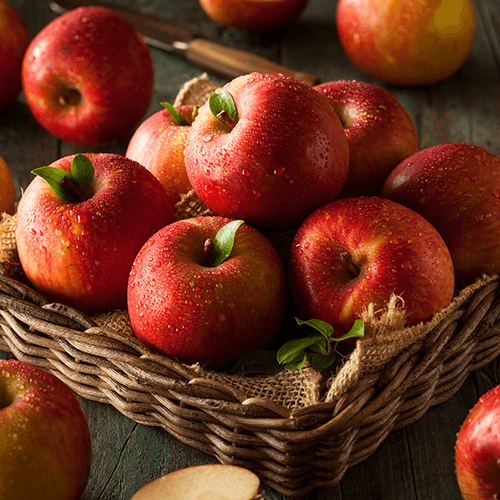 Apples have three different kinds of Fiber - Insoluble Fiber, Soluble Fiber, and Prebiotic Fiber