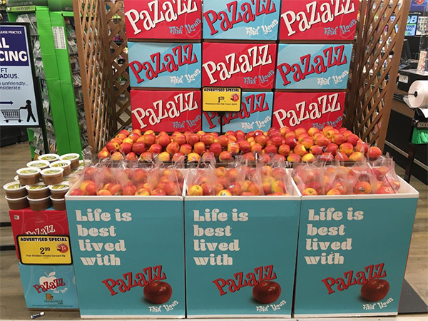 Honeybear Brands is bringing fresh energy to spring sets with its exclusive Pazazz® Apple variety