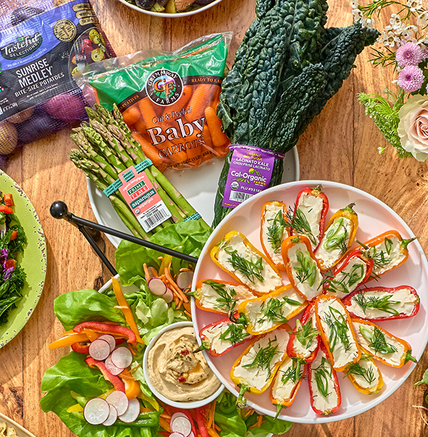 Prime Time Produce, Grimmway Farms, Cal-Organic Farms, and Tasteful Selections have partnered to launch #NourishTheMoment, a spring campaign celebrating nutritious produce as the centerpiece of spring gatherings