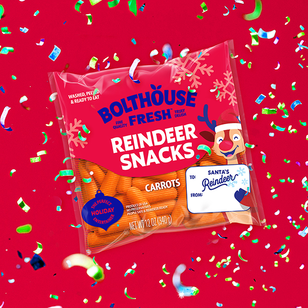 This year’s program features the launch of its limited-time, family-friendly Reindeer Carrot Snacks