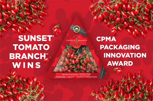 Sunset® Tomato Branch - Winner of the CPMA Packaging Innovation Award