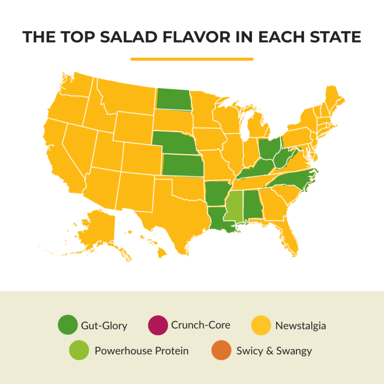 Americans are eating salads very differently than they did a decade ago, and new search-data research from Taylor Farms, one of North America's leading producers of fresh salads and healthy meal solutions, shows exactly where the country's appetite for experimentation is concentrated