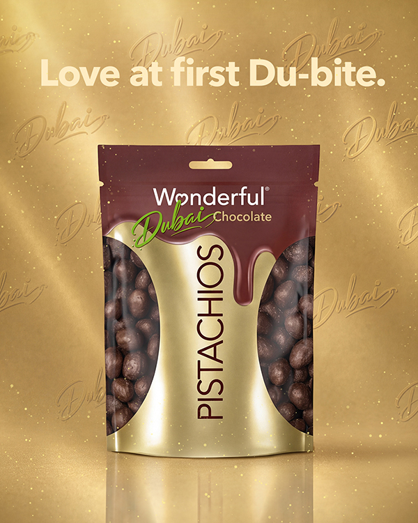 Wonderful® Pistachios is putting its pistachio expertise behind one of today's biggest flavor trends with the launch of Wonderful Pistachios Dubai Chocolate